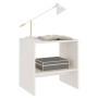 Mesita de noche madera maciza de mango blanco 40x30,5x40 cm de vidaXL, Mesitas de noche - Ref: Foro24-808055, Precio: 29,57 €...