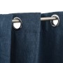 Blackout curtains with linen look eyelets 2 pcs blue 140x225 cm by vidaXL, Curtains and curtains - Ref: Foro24-321177, Price:...