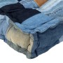 Palettensofakissen 2 Stück aus blauem Denim-Patchworkstoff von vidaXL, Kissen für Stühle und Sofas - Ref: Foro24-325911, Prei...