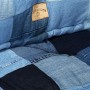 Palettensofakissen 2 Stück aus blauem Denim-Patchworkstoff von vidaXL, Kissen für Stühle und Sofas - Ref: Foro24-325911, Prei...