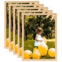 Collage photo frames 5 pcs wall/table light oak 59.4x84 cm by vidaXL, Photo frames - Ref: Foro24-332655, Price: 64,55 €, Disc...