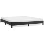 Estructura de cama de cuero sintético negro 160x200 cm de vidaXL, Camas y somieres - Ref: Foro24-346910, Precio: 99,72 €, Des...