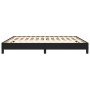 Estructura de cama de cuero sintético negro 160x200 cm de vidaXL, Camas y somieres - Ref: Foro24-346910, Precio: 99,72 €, Des...