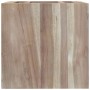 Armario de baño de pared madera maciza de teca 41x38x40 cm de vidaXL, Taquillas y armarios de almacenamiento - Ref: Foro24-33...