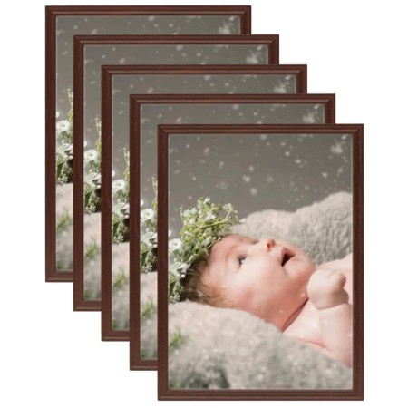 Table collage photo frames 5 pcs dark red 13x18 cm by vidaXL, Photo frames - Ref: Foro24-332662, Price: 13,81 €, Discount: %