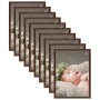 Table collage photo frames 10 pcs dark red 13x18 cm by vidaXL, Photo frames - Ref: Foro24-332663, Price: 20,63 €, Discount: %