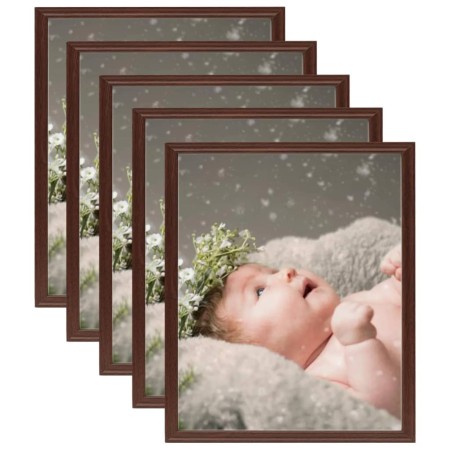 Table collage photo frames 5 pcs dark red 21x29.7 cm by vidaXL, Photo frames - Ref: Foro24-332677, Price: 18,08 €, Discount: %