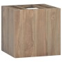 Armario de baño de pared madera maciza de teca 46x25,5x40 cm de vidaXL, Taquillas y armarios de almacenamiento - Ref: Foro24-...