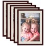 Collage photo frames 5 pcs wall/table dark red 42x59.4 cm by vidaXL, Photo frames - Ref: Foro24-332689, Price: 40,85 €, Disco...