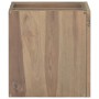 Armario de baño de pared madera maciza de teca 46x25,5x40 cm de vidaXL, Taquillas y armarios de almacenamiento - Ref: Foro24-...