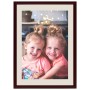 Dark red 3-piece wall/table photo collage frame 59.4x84cm by vidaXL, Photo frames - Ref: Foro24-332696, Price: 43,55 €, Disco...