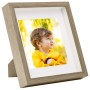 3D-Fotorahmen 3 Stück dunkles Holz 28x28cm 20x20cm Foto von vidaXL, Bilderrahmen - Ref: Foro24-332720, Preis: 27,71 €, Rabatt: %