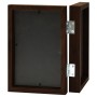 2x dark brown folding collage photo frame (21x29.7 cm) by vidaXL, Photo frames - Ref: Foro24-332761, Price: 16,09 €, Discount: %