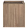 Armario de baño de pared madera maciza de teca 60x39x40 cm de vidaXL, Taquillas y armarios de almacenamiento - Ref: Foro24-33...