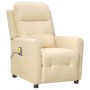 Cream fabric massage chair by vidaXL, Electric massage chairs - Ref: Foro24-342298, Price: 180,99 €, Discount: %