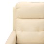 Cream fabric massage chair by vidaXL, Electric massage chairs - Ref: Foro24-342298, Price: 180,99 €, Discount: %