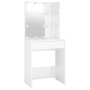 Glossy White Plywood LED Vanity Set by vidaXL, Bedroom furniture sets - Ref: Foro24-3114103, Price: 311,45 €, Discount: %