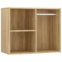 Sonoma Oak Plywood LED Vanity Set by vidaXL, Bedroom furniture sets - Ref: Foro24-3114101, Price: 221,26 €, Discount: %