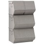 Set of stackable storage boxes 4 pcs gray fabric by vidaXL, Storage baskets - Ref: Foro24-332900, Price: 49,99 €, Discount: %