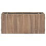 Armario de baño de pared madera maciza de teca 90x39x40 cm de vidaXL, Taquillas y armarios de almacenamiento - Ref: Foro24-33...