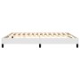 Estructura de cama de cuero sintético blanco 160x200 cm de vidaXL, Camas y somieres - Ref: Foro24-3120707, Precio: 100,27 €, ...