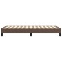 Estructura de cama de cuero sintético marrón 100x200 cm de vidaXL, Camas y somieres - Ref: Foro24-3120685, Precio: 89,04 €, D...