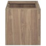 Armario de baño de pared madera maciza de teca 90x39x40 cm de vidaXL, Taquillas y armarios de almacenamiento - Ref: Foro24-33...