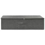 Caja de almacenaje tela gris antracita 70x40x18 cm de vidaXL, Cestas para almacenaje - Ref: Foro24-332903, Precio: 24,39 €, D...