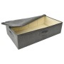 Caja de almacenaje tela gris antracita 70x40x18 cm de vidaXL, Cestas para almacenaje - Ref: Foro24-332903, Precio: 24,39 €, D...