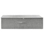 Caja de almacenaje tela gris 70x40x18 cm de vidaXL, Cestas para almacenaje - Ref: Foro24-332905, Precio: 20,76 €, Descuento: %