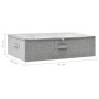 Caja de almacenaje tela gris 70x40x18 cm de vidaXL, Cestas para almacenaje - Ref: Foro24-332905, Precio: 20,76 €, Descuento: %