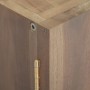 Armario de baño de pared madera maciza de teca 90x39x40 cm de vidaXL, Taquillas y armarios de almacenamiento - Ref: Foro24-33...