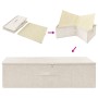 Storage boxes 2 units cream fabric 70x40x18 cm by vidaXL, Storage baskets - Ref: Foro24-332908, Price: 40,99 €, Discount: %