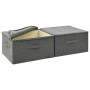 Storage boxes 2 units anthracite gray fabric 43x34x23 cm by vidaXL, Storage baskets - Ref: Foro24-332909, Price: 32,05 €, Dis...