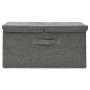 Anthracite gray fabric storage box 50x30x25 cm by vidaXL, Storage baskets - Ref: Foro24-332912, Price: 23,52 €, Discount: %