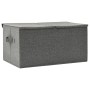 Anthracite gray fabric storage box 50x30x25 cm by vidaXL, Storage baskets - Ref: Foro24-332912, Price: 23,52 €, Discount: %