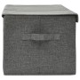 Anthracite gray fabric storage box 50x30x25 cm by vidaXL, Storage baskets - Ref: Foro24-332912, Price: 23,52 €, Discount: %