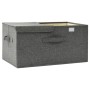 Anthracite gray fabric storage box 50x30x25 cm by vidaXL, Storage baskets - Ref: Foro24-332912, Price: 23,52 €, Discount: %