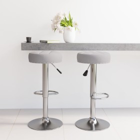 Kitchen stools 2 units gray fabric by vidaXL, Kitchen stools - Ref: Foro24-332971, Price: 103,91 €, Discount: %