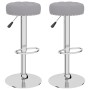 Kitchen stools 2 units gray fabric by vidaXL, Kitchen stools - Ref: Foro24-332971, Price: 104,04 €, Discount: %