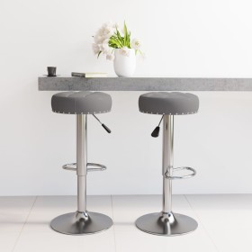 Kitchen stools 2 units dark gray fabric by vidaXL, Kitchen stools - Ref: Foro24-332972, Price: 104,99 €, Discount: %