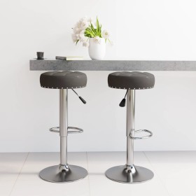 Kitchen stools 2 units black fabric by vidaXL, Kitchen stools - Ref: Foro24-332977, Price: 104,99 €, Discount: %