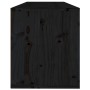 Armario de pared de madera maciza de pino negro 100x30x35 cm de vidaXL, Estantes y estanterías - Ref: Foro24-813473, Precio: ...