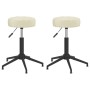 Swivel dining chairs 2 units cream velvet by vidaXL, dining chairs - Ref: Foro24-333036, Price: 60,81 €, Discount: %