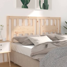 Solid pine wood headboard 166x4x100 cm by vidaXL, Headboards and footboards - Ref: Foro24-818680, Price: 54,99 €, Discount: %