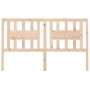 Solid pine wood headboard 166x4x100 cm by vidaXL, Headboards and footboards - Ref: Foro24-818680, Price: 54,99 €, Discount: %