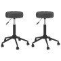 Swivel dining chairs 2 units black velvet by vidaXL, dining chairs - Ref: Foro24-333056, Price: 64,99 €, Discount: %