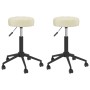 Swivel dining chairs 2 units cream velvet by vidaXL, dining chairs - Ref: Foro24-333058, Price: 74,16 €, Discount: %