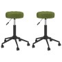 Swivel dining chairs 2 units light green velvet by vidaXL, dining chairs - Ref: Foro24-333061, Price: 73,23 €, Discount: %