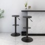 Kitchen stools 2 units dark gray velvet by vidaXL, Kitchen stools - Ref: Foro24-333144, Price: 92,07 €, Discount: %